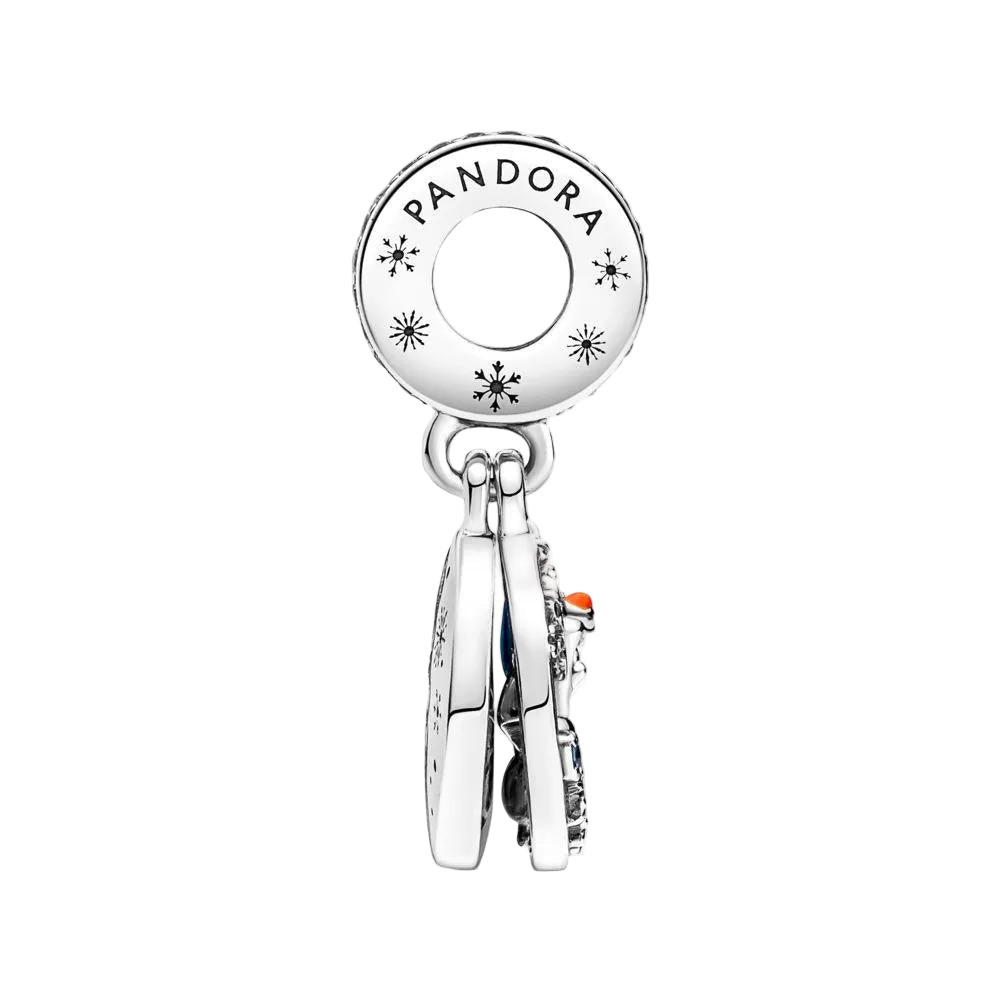 Frozen Snow Olaf Double Dangle Charm