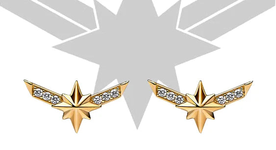 Captain Marvel Earring